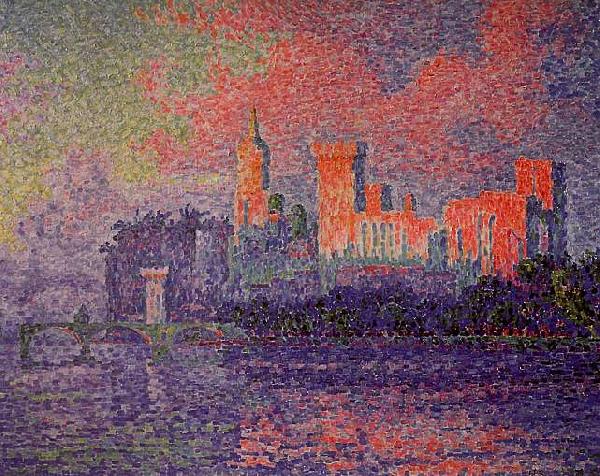 Paul Signac The Papal Palace, Avignon